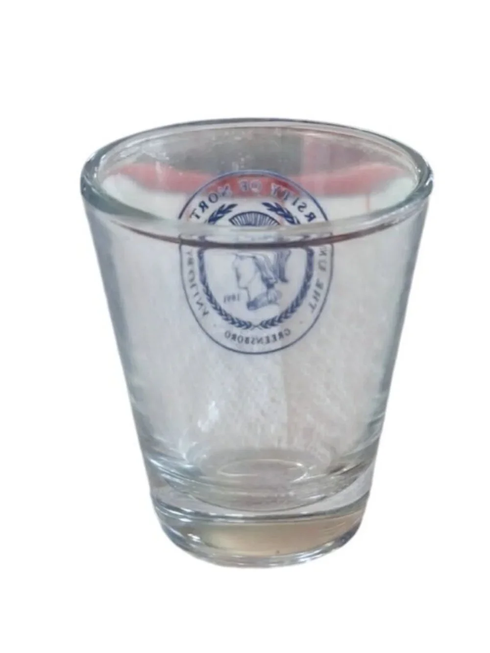 UNCG Greensboro Shot Glass Blue Logo 2oz NCAA College Barware Fan Collectible